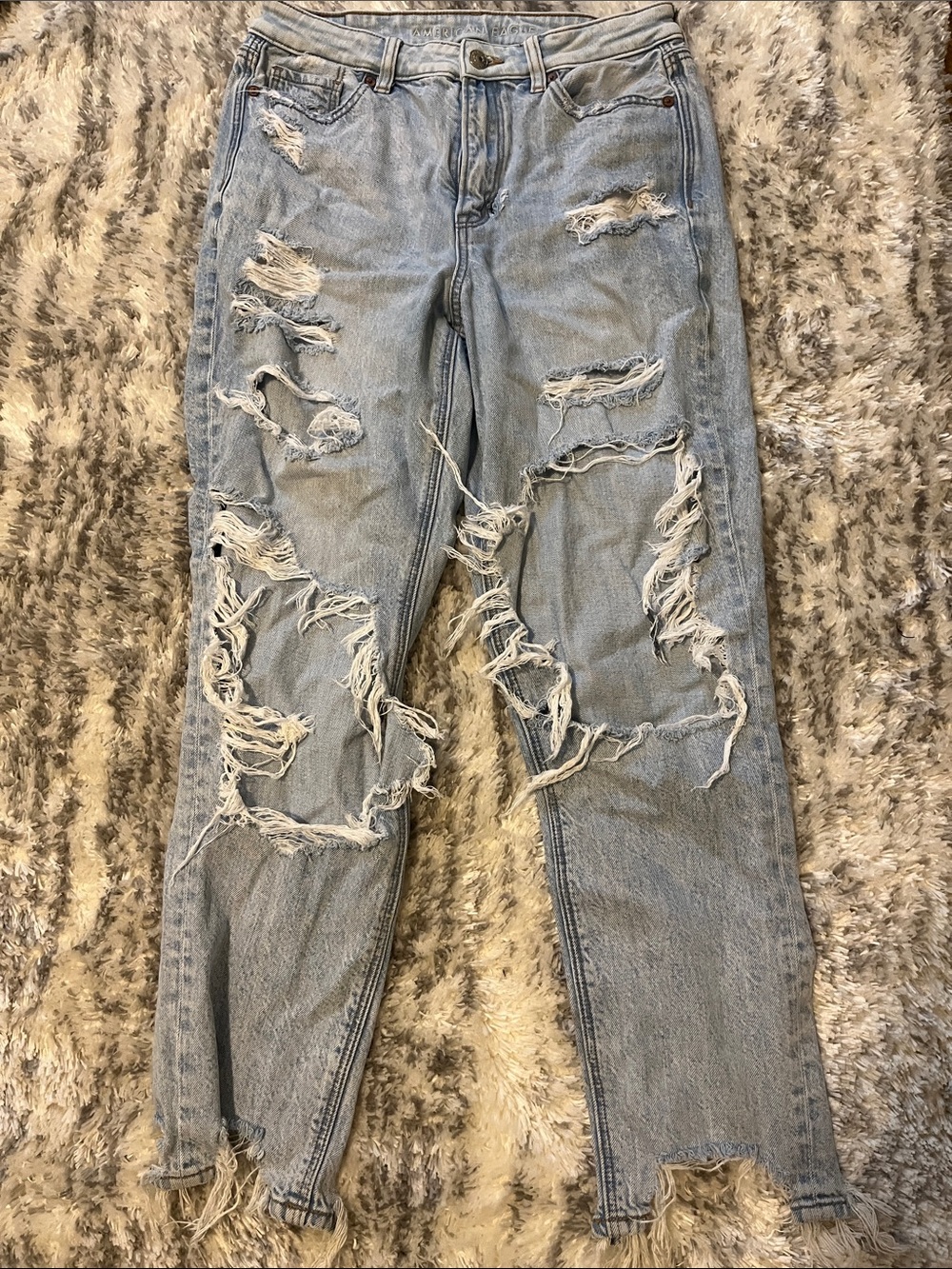 American Eagle ripped jeans
